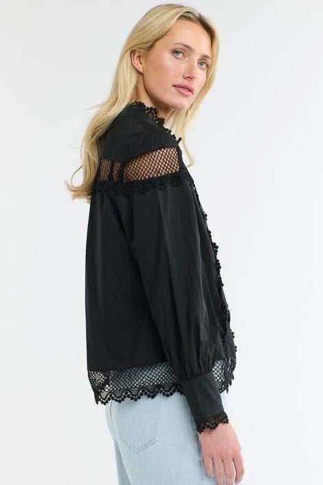 365 days Victoria Blouse - Licorice Blouse 365 days