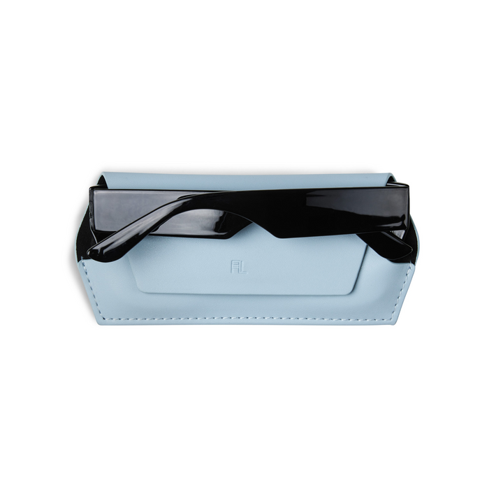 Fox and Leo glasses case - Sky Blue Fox and Leo