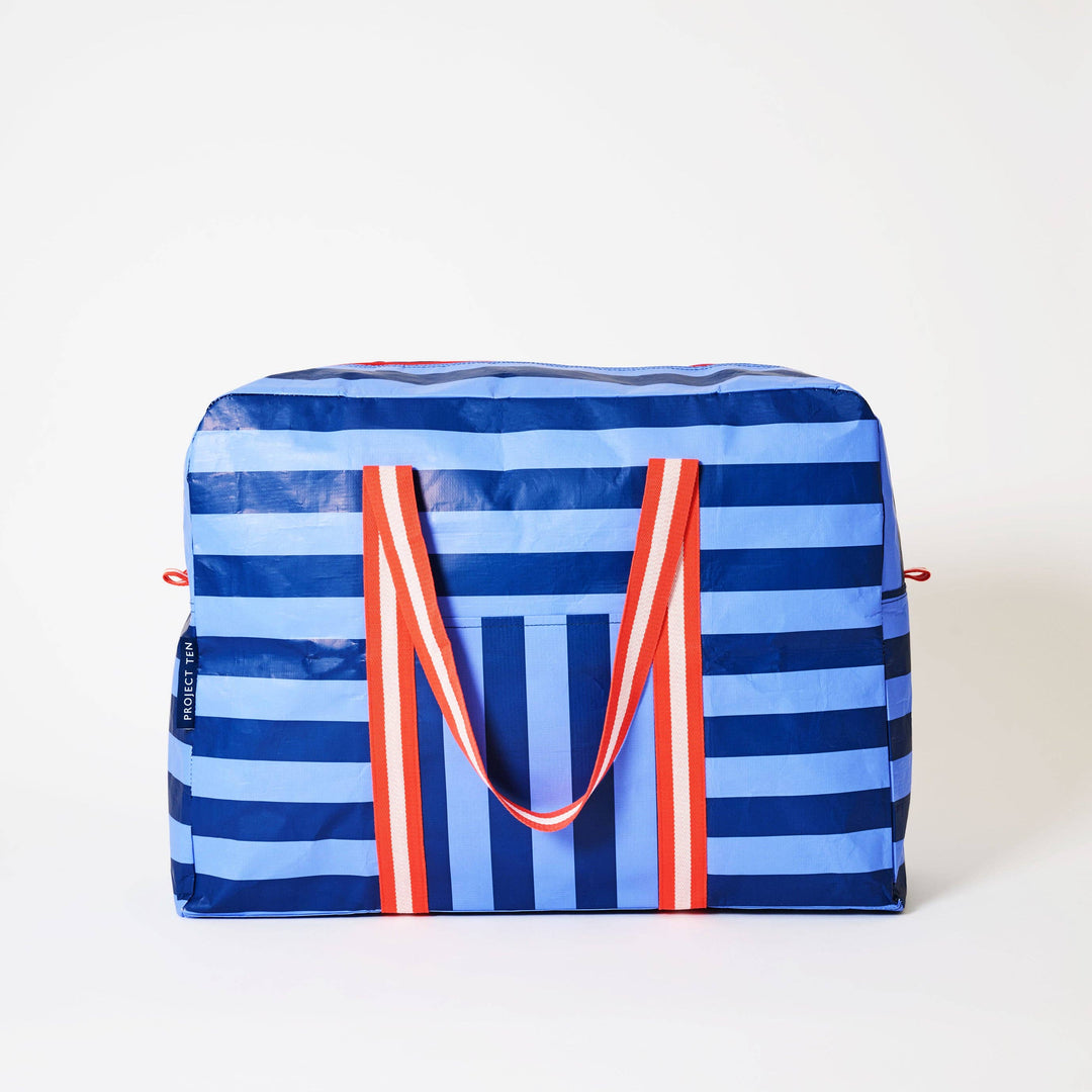 Overnight Bag – Blue Stripe