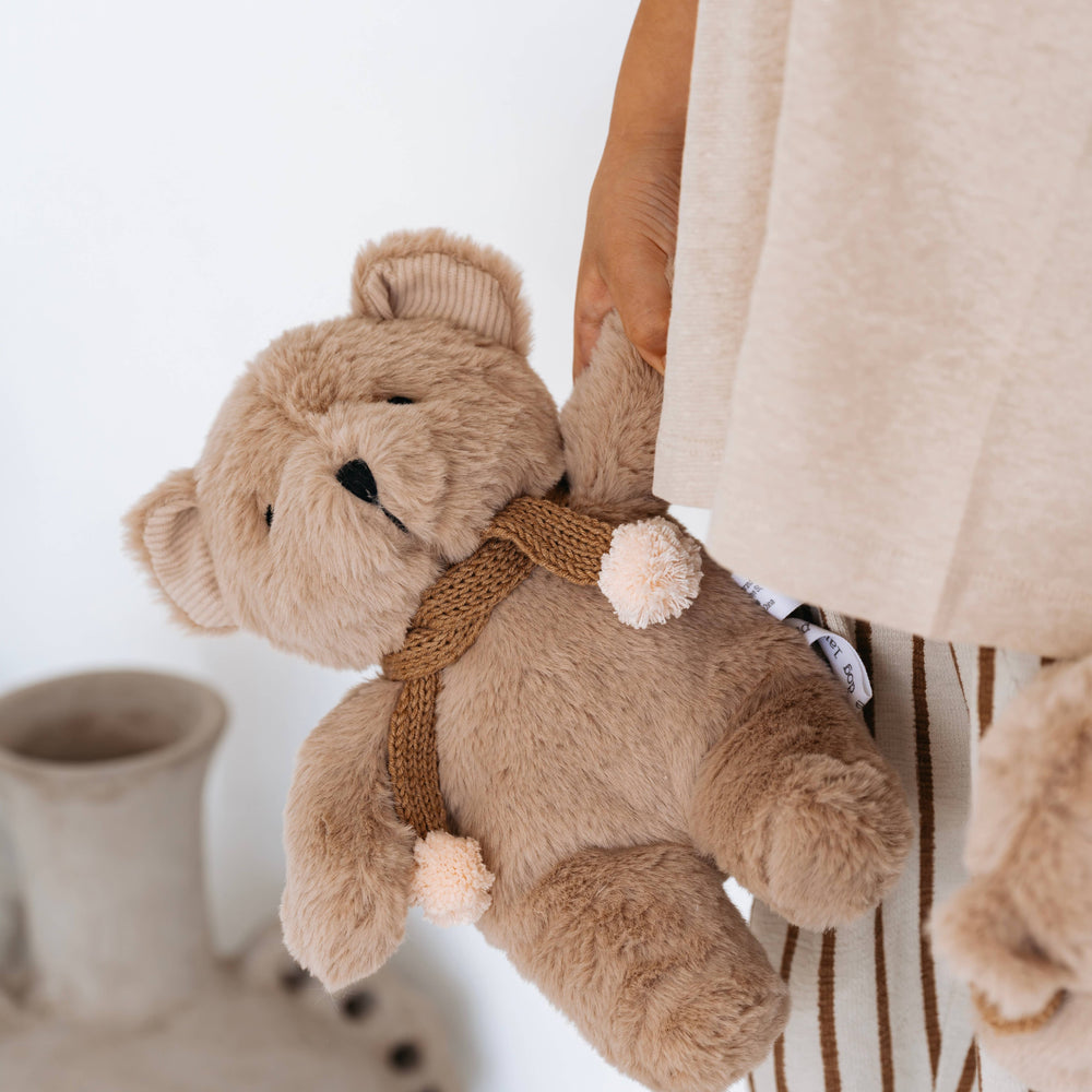 Prudence Bear - medium | soft toy and the little dog laughed