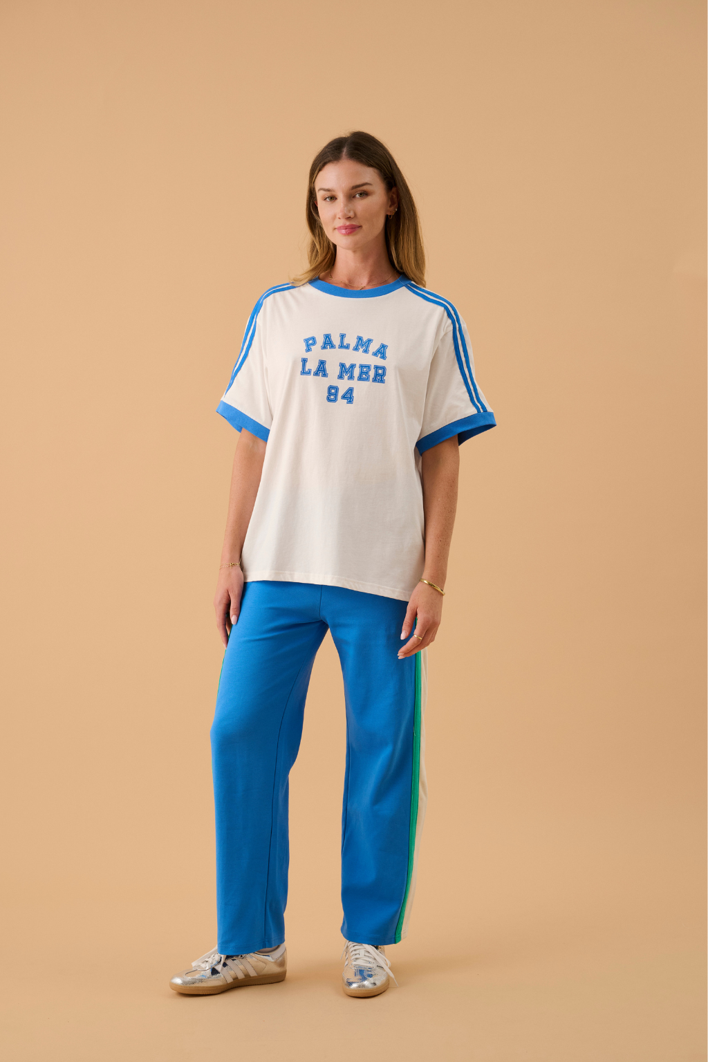 Cloe Knit Pant French Blue Araminta James