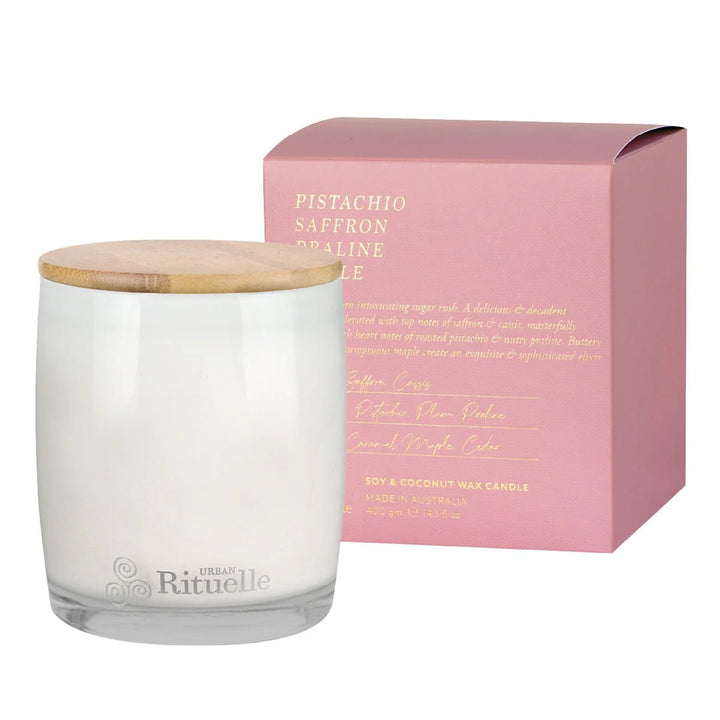 400gm Soy Candle - Pistachio Candles Urban Rituelle