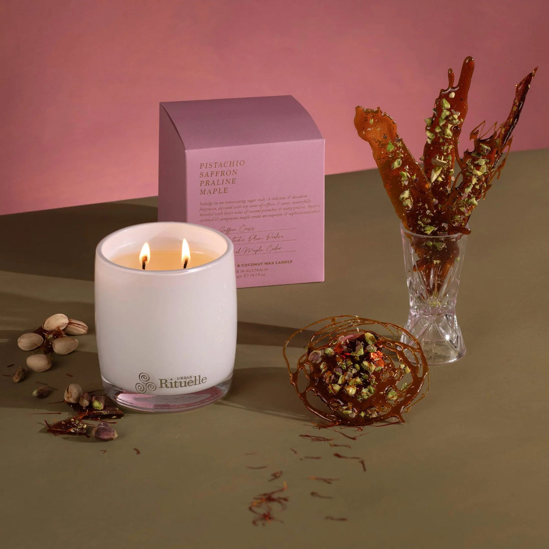400gm Soy Candle - Pistachio Candles Urban Rituelle