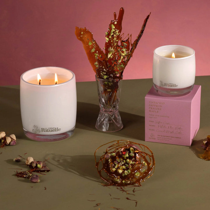 400gm Soy Candle - Pistachio Candles Urban Rituelle