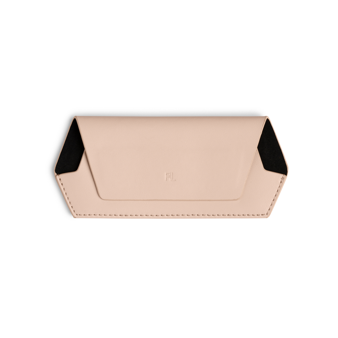 Fox and Leo glasses case - Blush Fox and Leo