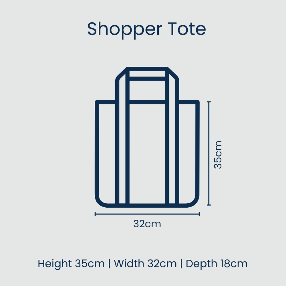 Shopper Tote – Multi Stripe Project Ten Pty Ltd