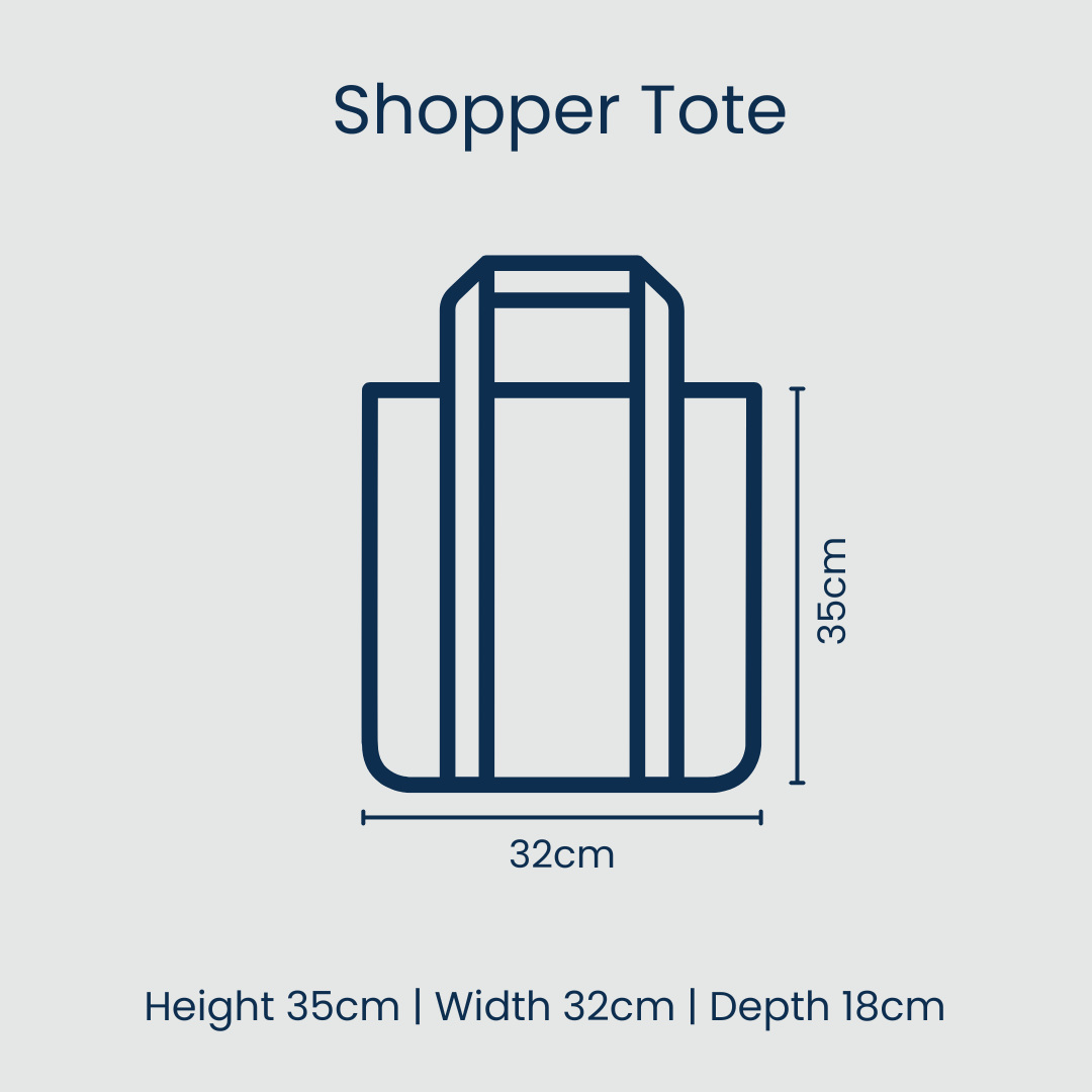 Shopper Tote – Multi Stripe Project Ten Pty Ltd