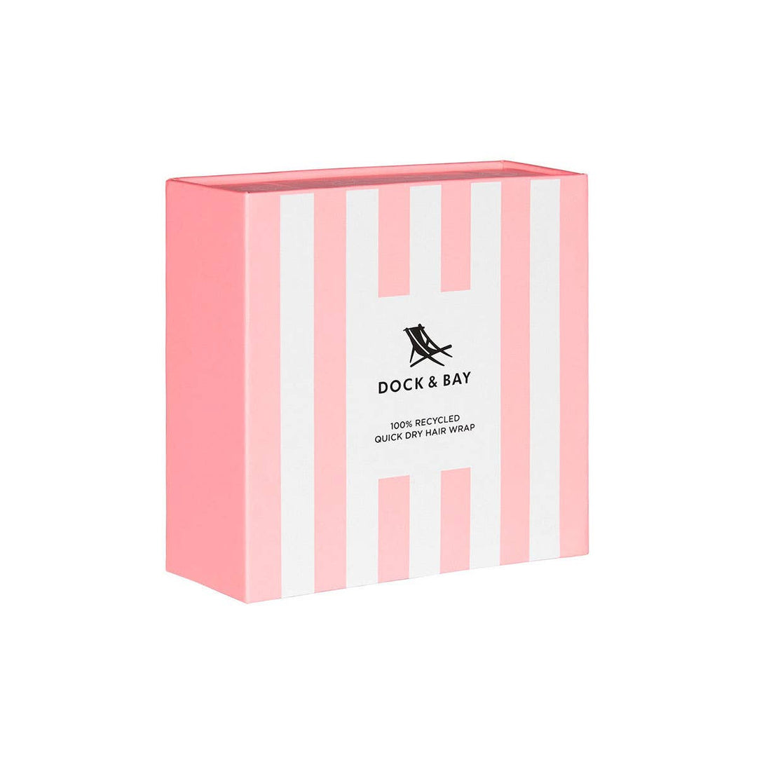 Dock &amp; Bay Hair Wrap Cabana Collection 100% Recycled Malibu Pink hair accessories Until Pty Ltd