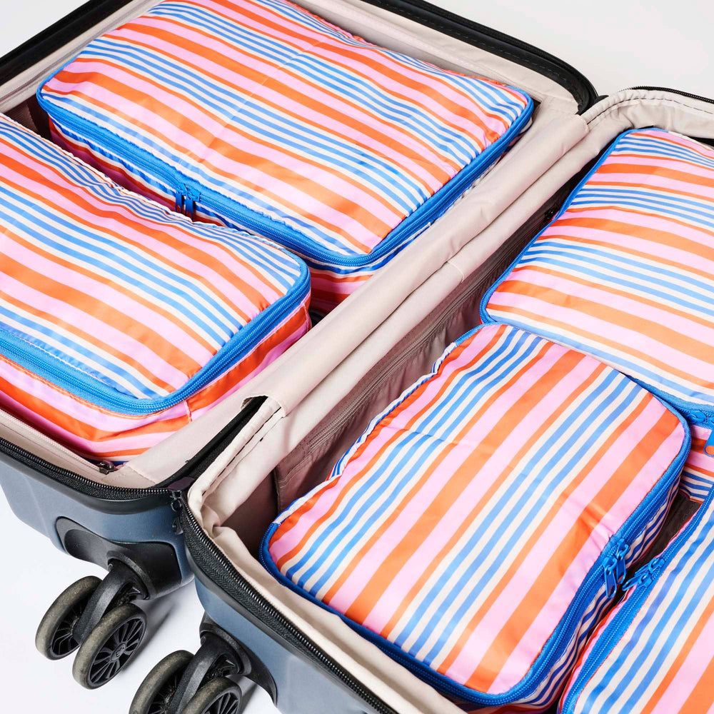 Packing Cube Set – Capri Stripe travel Project Ten