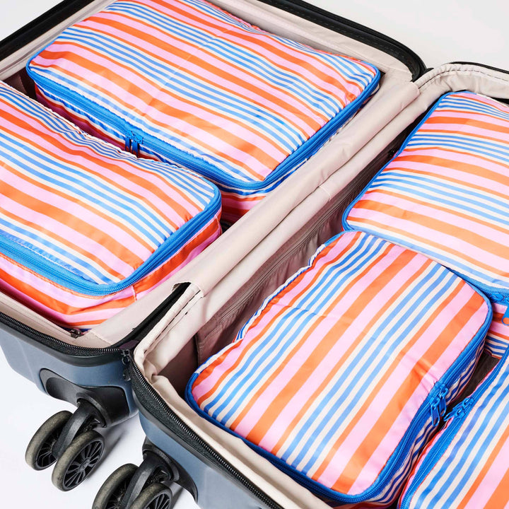 Packing Cube Set – Capri Stripe travel Project Ten