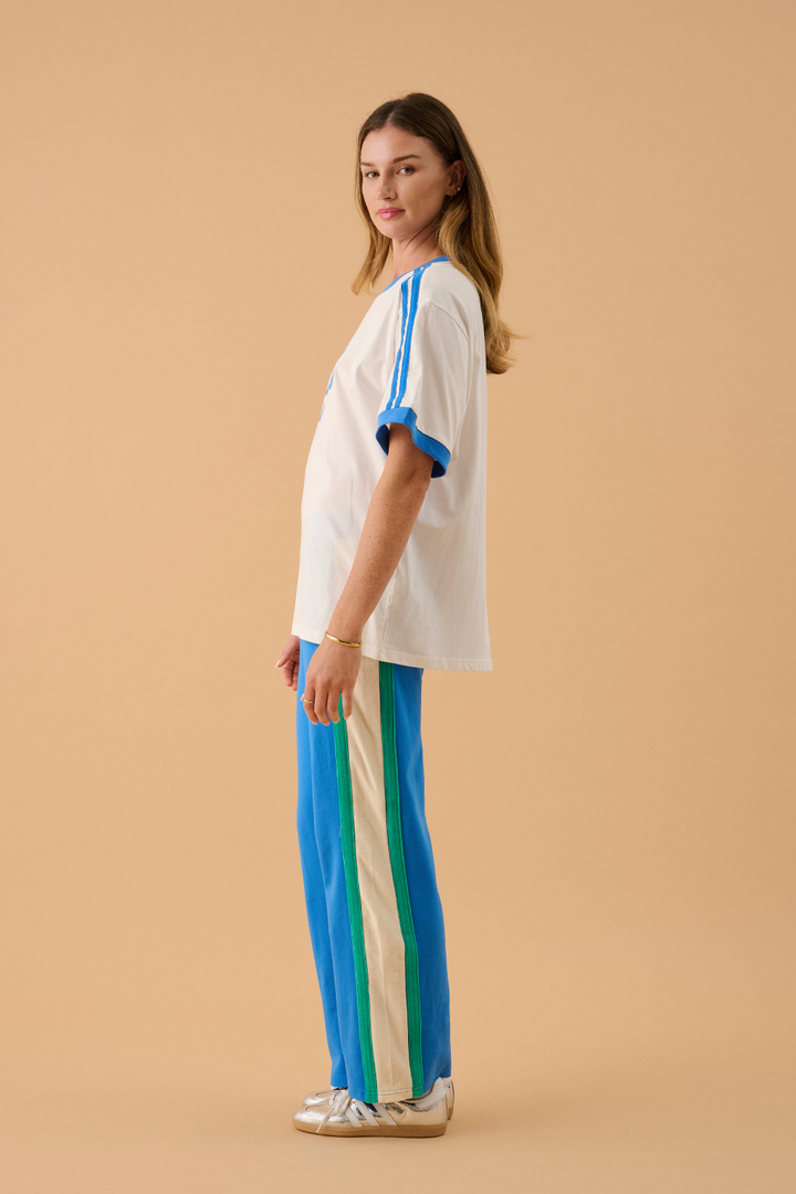 Cloe Knit Pant French Blue Araminta James