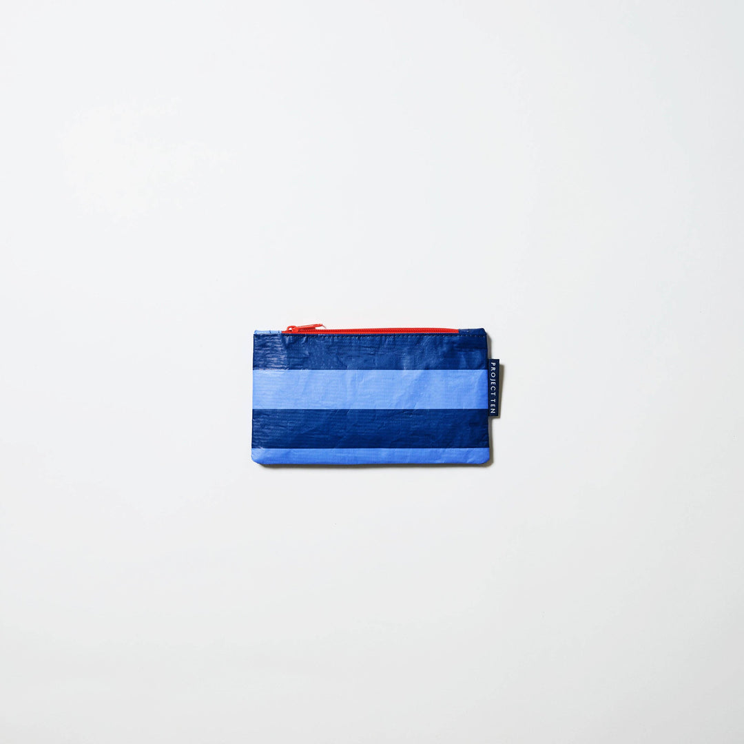 Tiny Zip Pouch – Blue Stripe Project Ten Pty Ltd