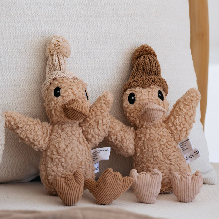 Poppy Duck | soft toy and the little dog laughed