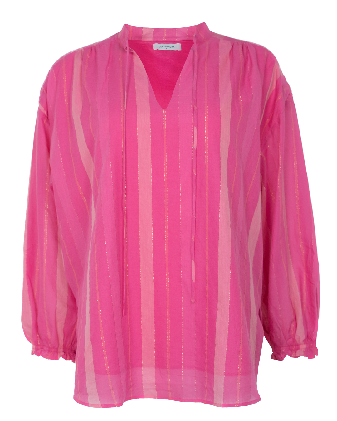 Edie Top Stripe pink Shirt Alessandra   