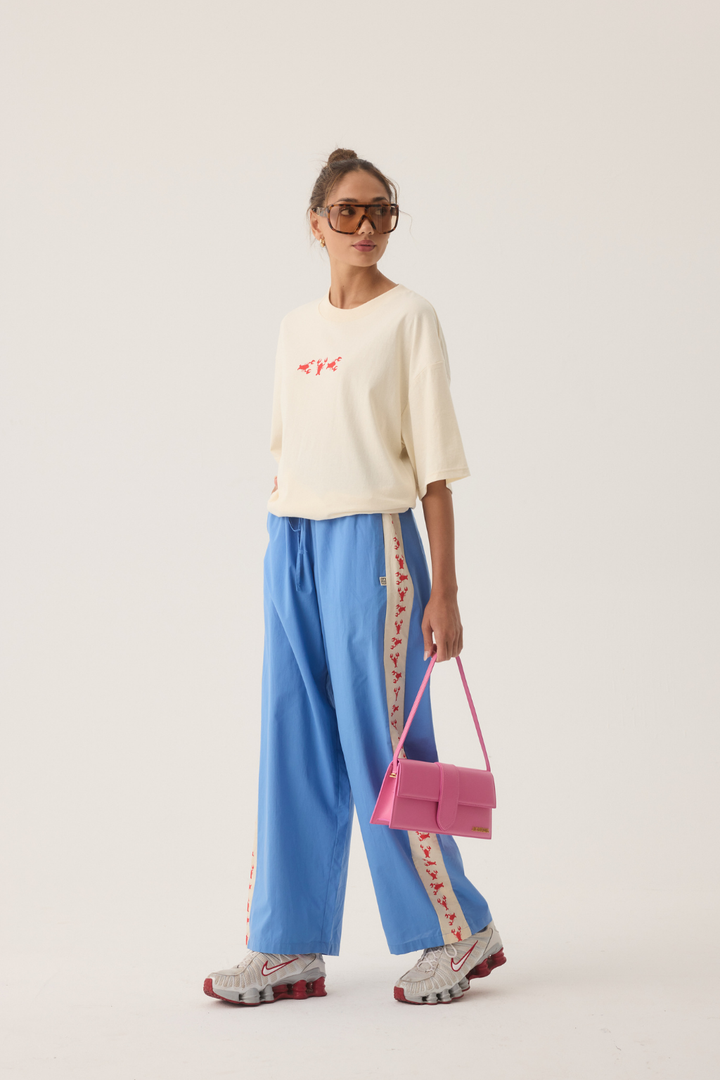 Lobster Oversized Tee Natural Araminta James
