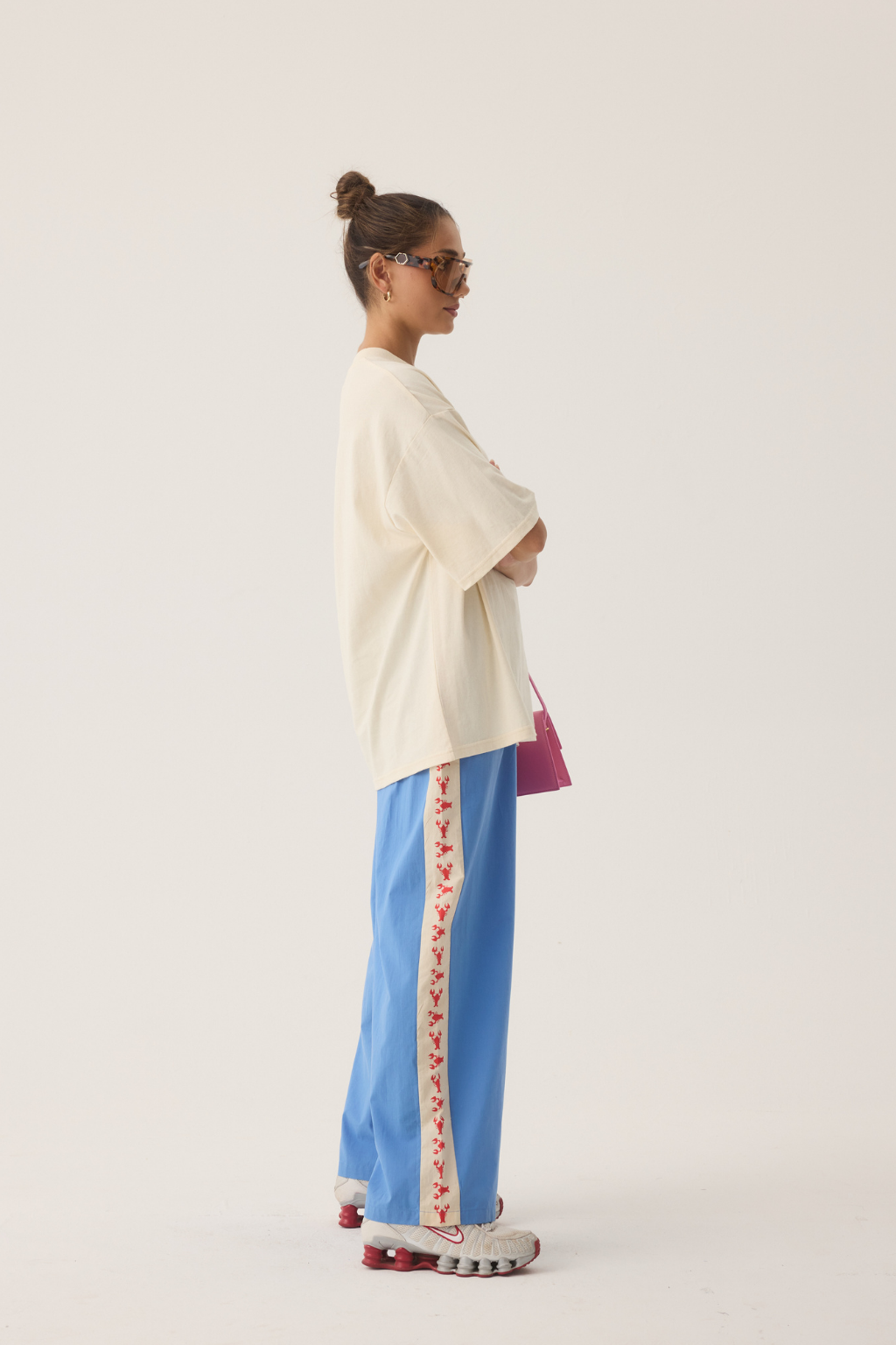 Lobster Oversized Tee Natural Araminta James