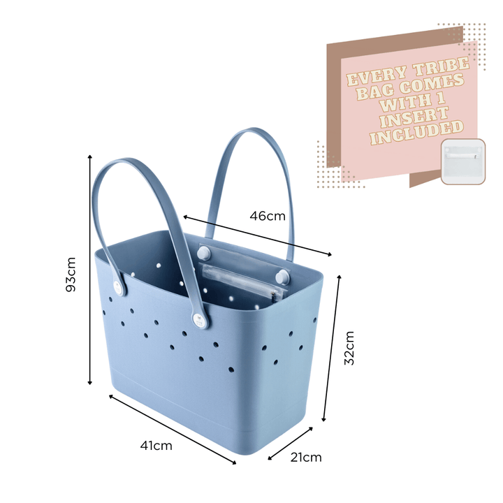 Maxi Tribe Bag in Dolphin Blue Kove and Co