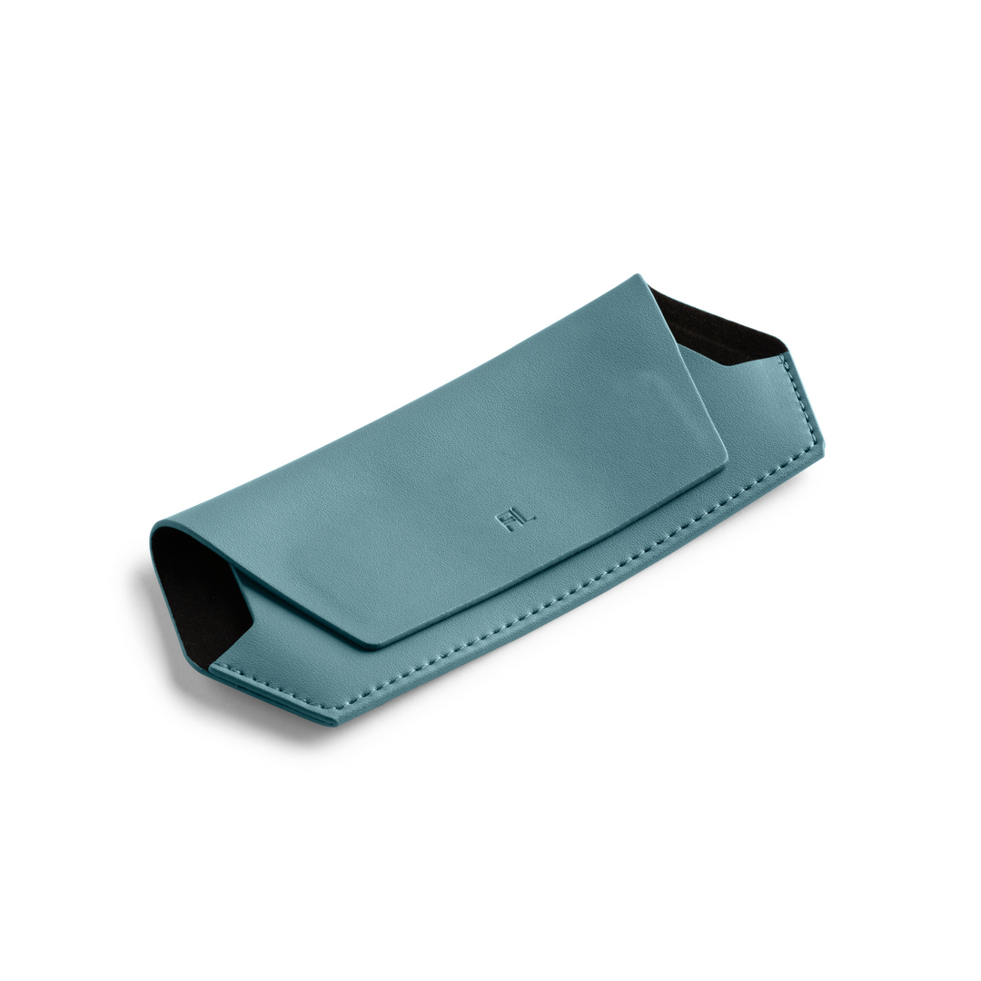 Fox and Leo glasses case - Teal Fox and Leo