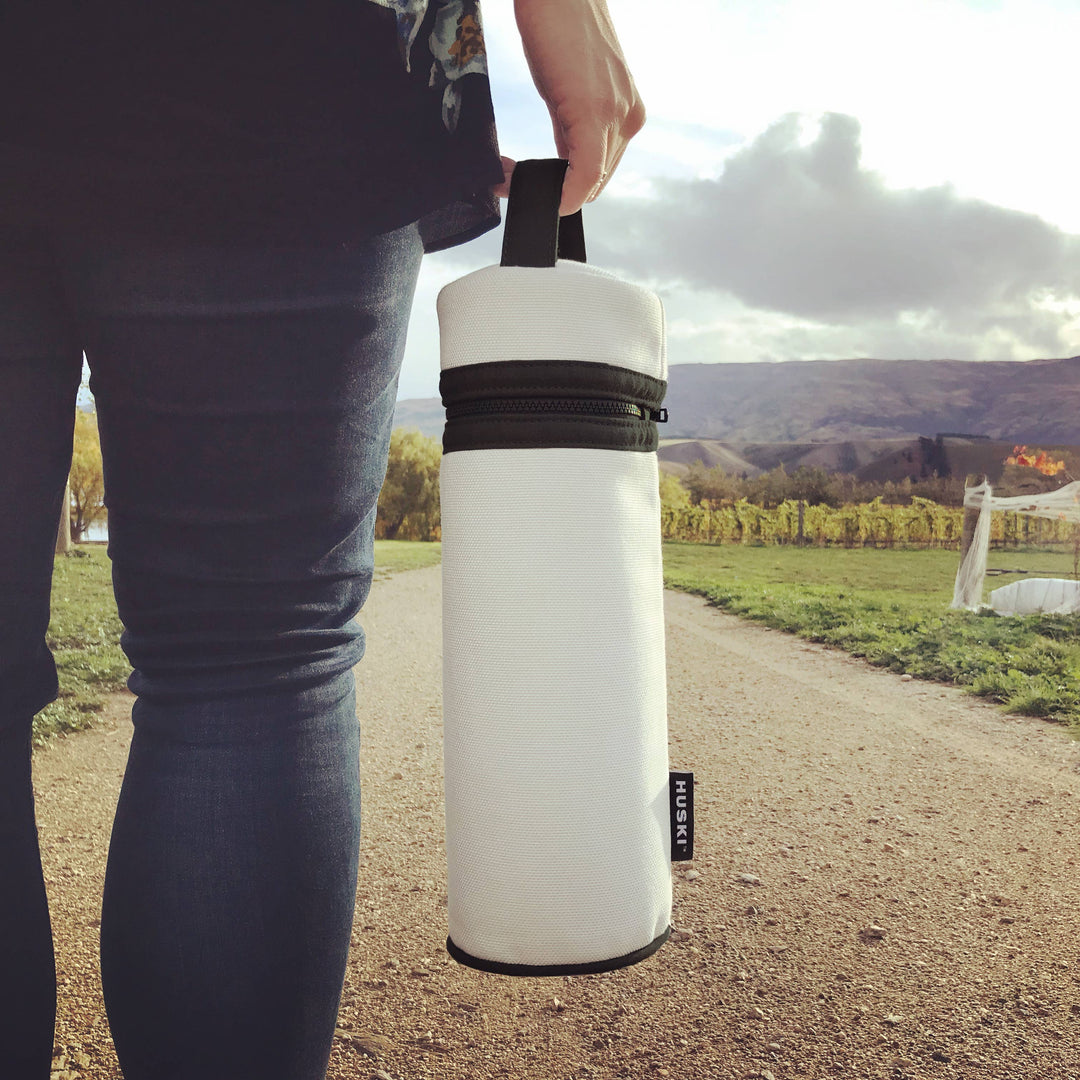 Huski Wine Cooler Tote - White
