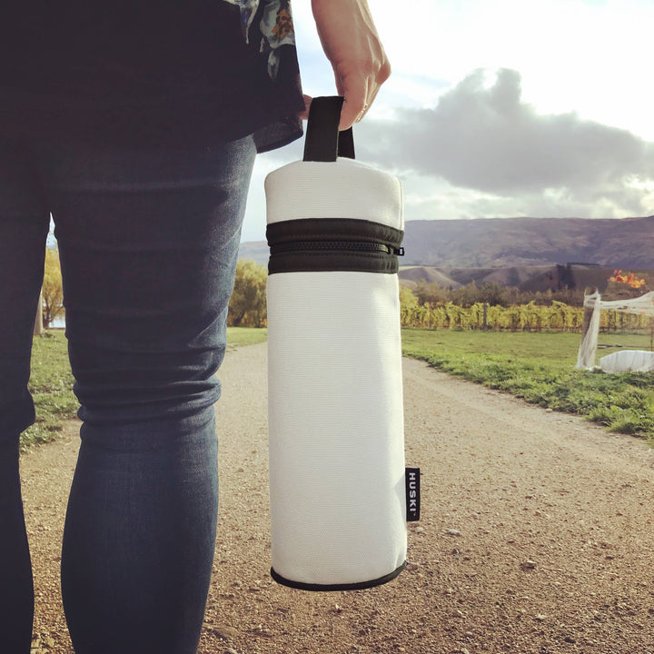 Huski Wine Cooler Tote - White