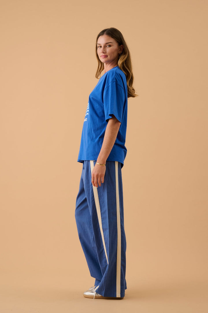 Rico Linen Pant Spanish Blue Araminta James