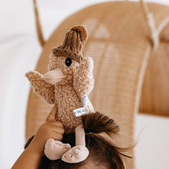 Poppy Duck | soft toy and the little dog laughed