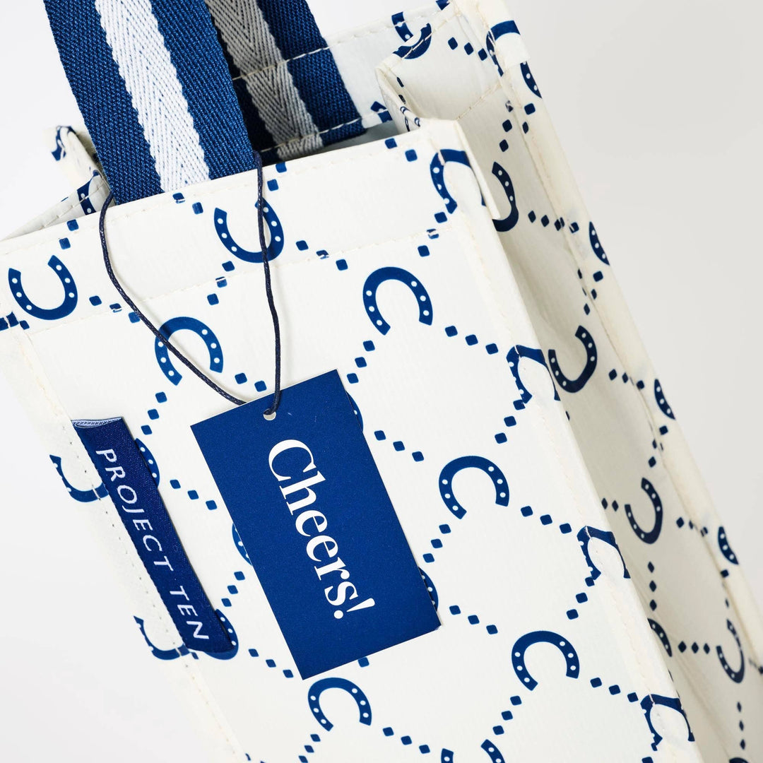 Wine Bag – Navy Horseshoe Project Ten Pty Ltd