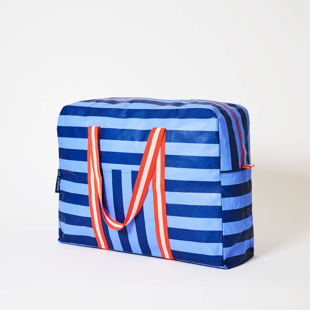 Overnight Bag – Blue Stripe