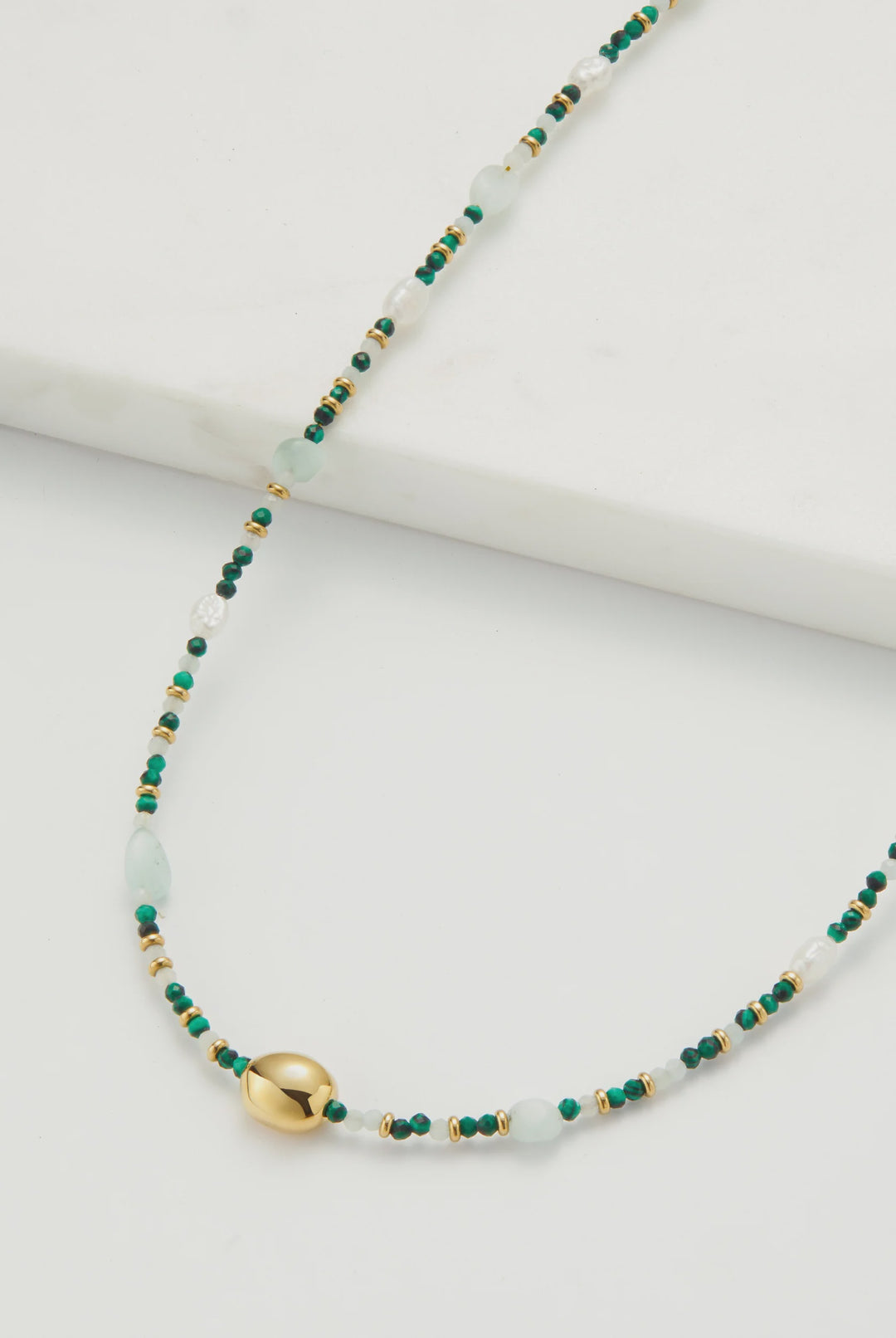 Denver Necklace - Emerald Necklace Zafino Jewellery   