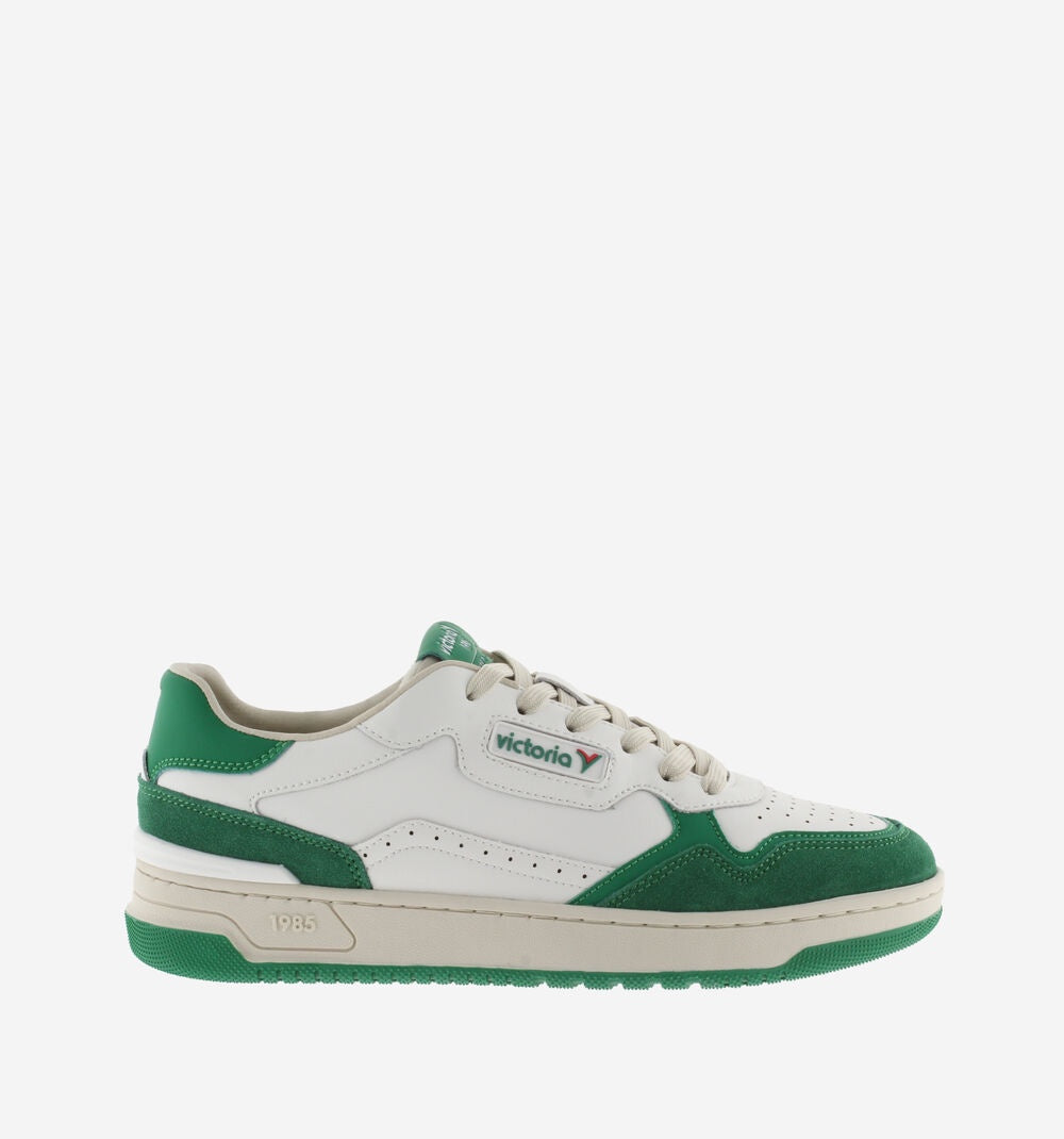 Victoria  Unisex single-colour retro trainers Emerald Green Shoes Victoria Shoes   