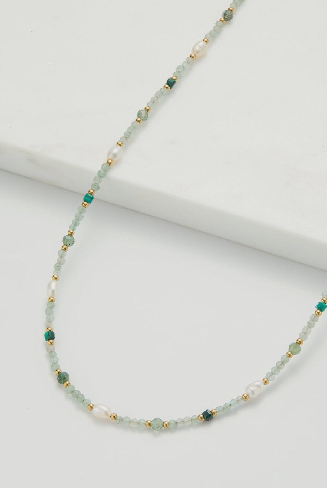 Monique Necklace - Emerald Necklaces Zafino Jewellery   