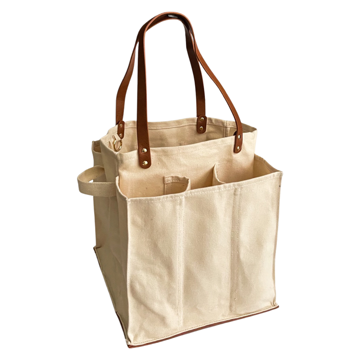 Heavy Canvas Tote Bag | Reusable Multi-Pocket Market Tote CapaBunga®