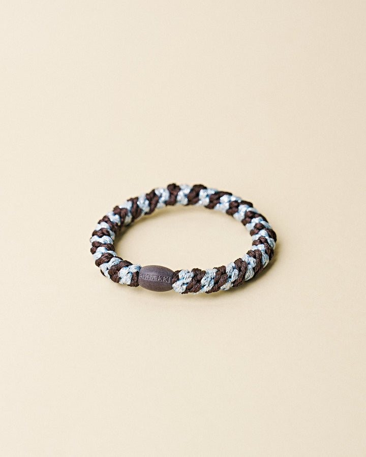 BROWN SEABLUE GLITTER STRIPE