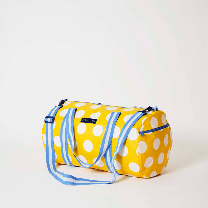 Barrel Bag – Yellow Polka Dot Bag Project Ten