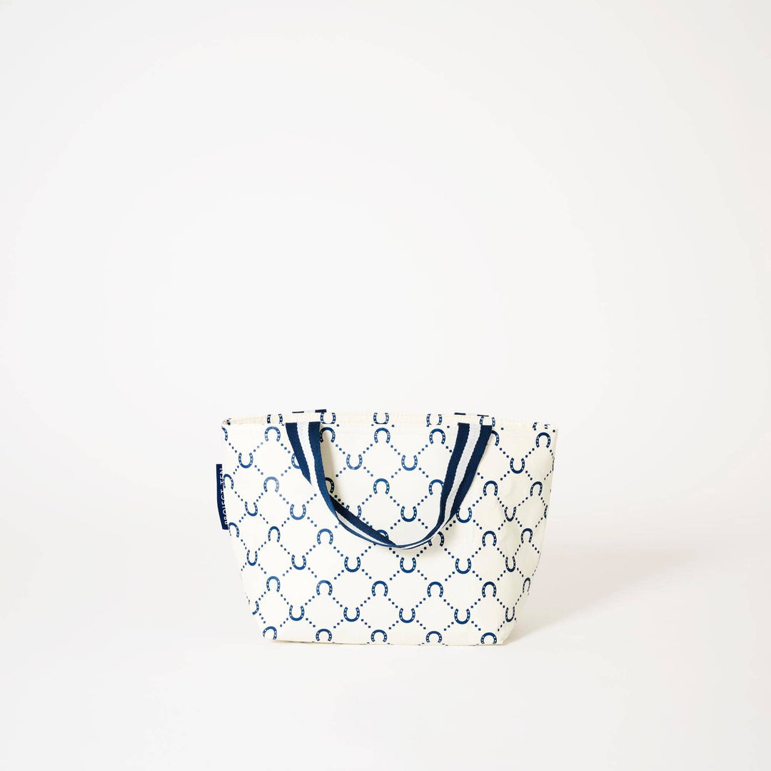 Mini Tote – Navy Horseshoe Project Ten Pty Ltd