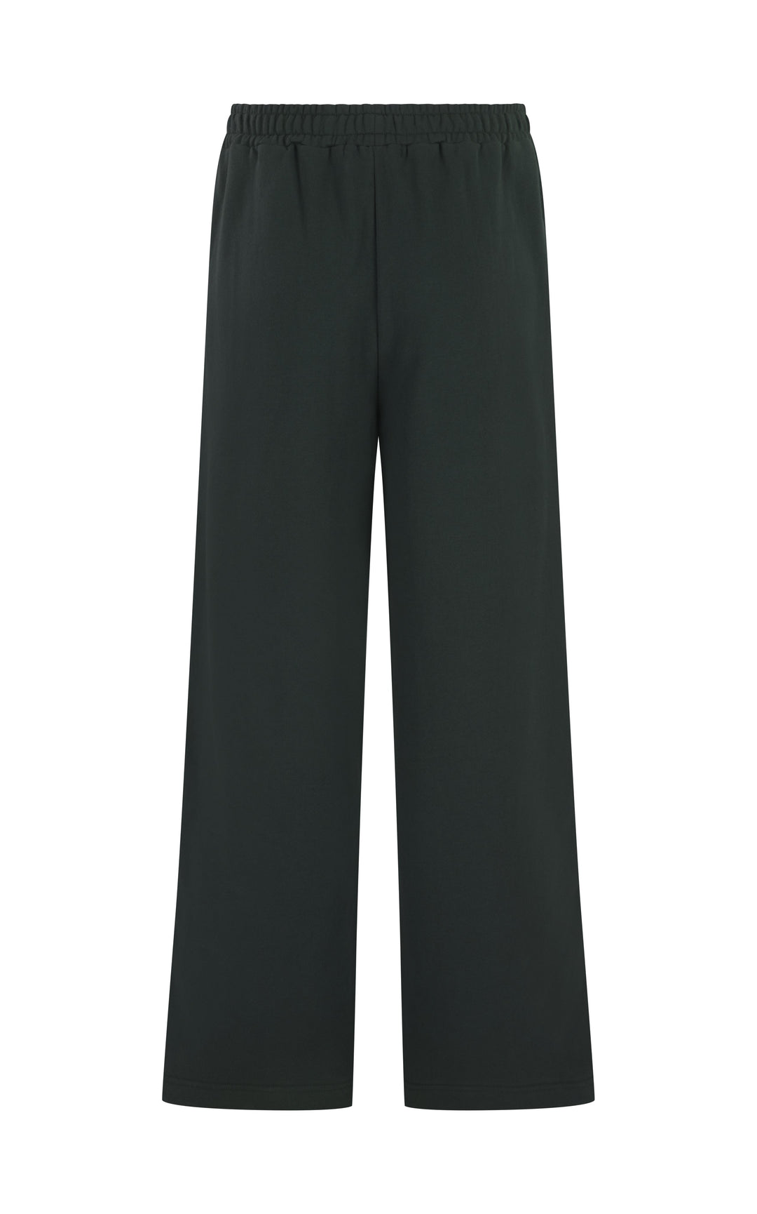 AJ Wide Leg Trackpant Washed Black