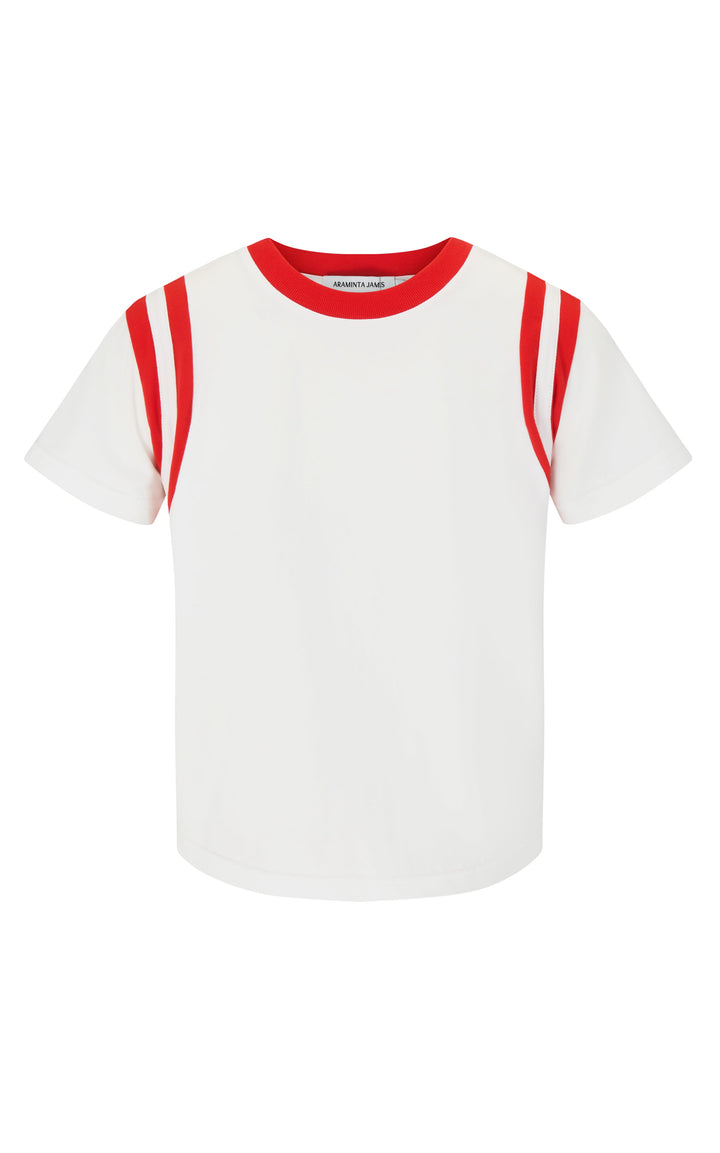 San Juan Baby Tee Snow Araminta James