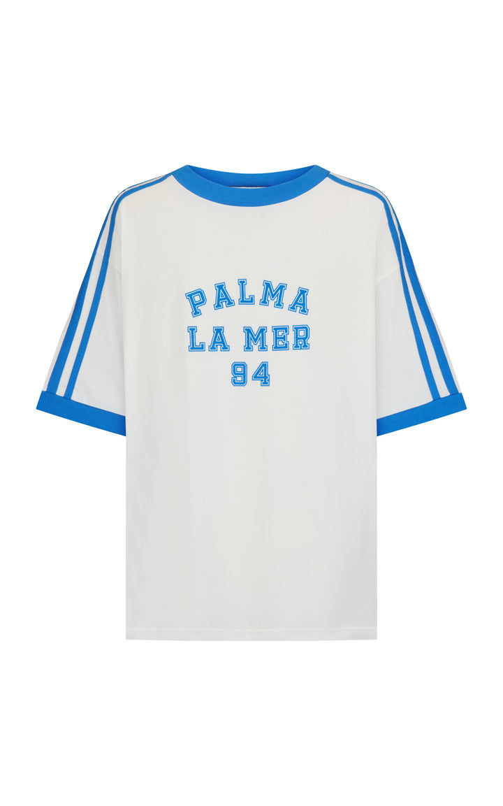 Palma Oversized Tee Snow Araminta James
