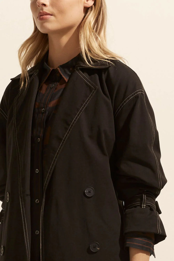 Zoe Kratzmann Agent Coat - Black Jacket Zoe Kratzmann   