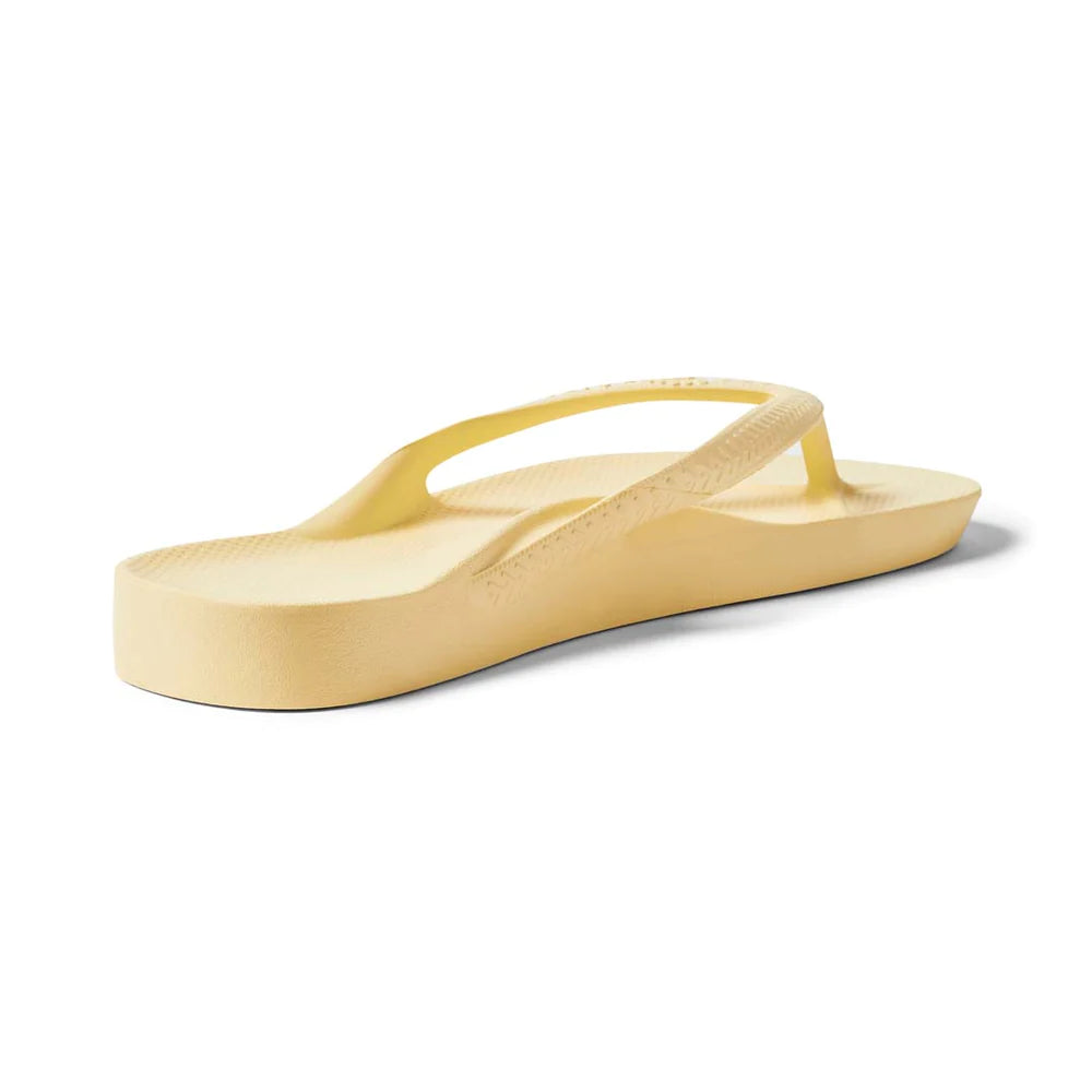 Archies Arch Support Thongs - Lemon Shoes Archies   
