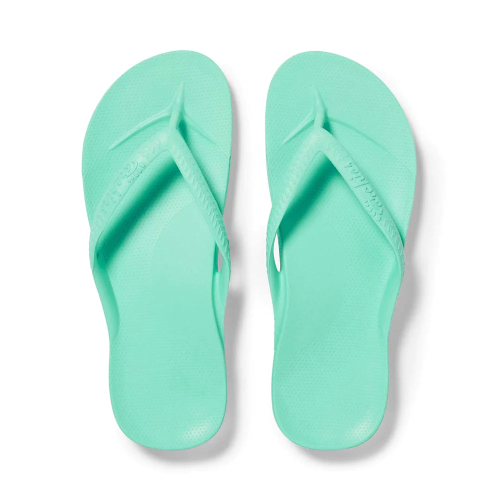 Archies Arch Support Thongs - Mint Shoes Archies   