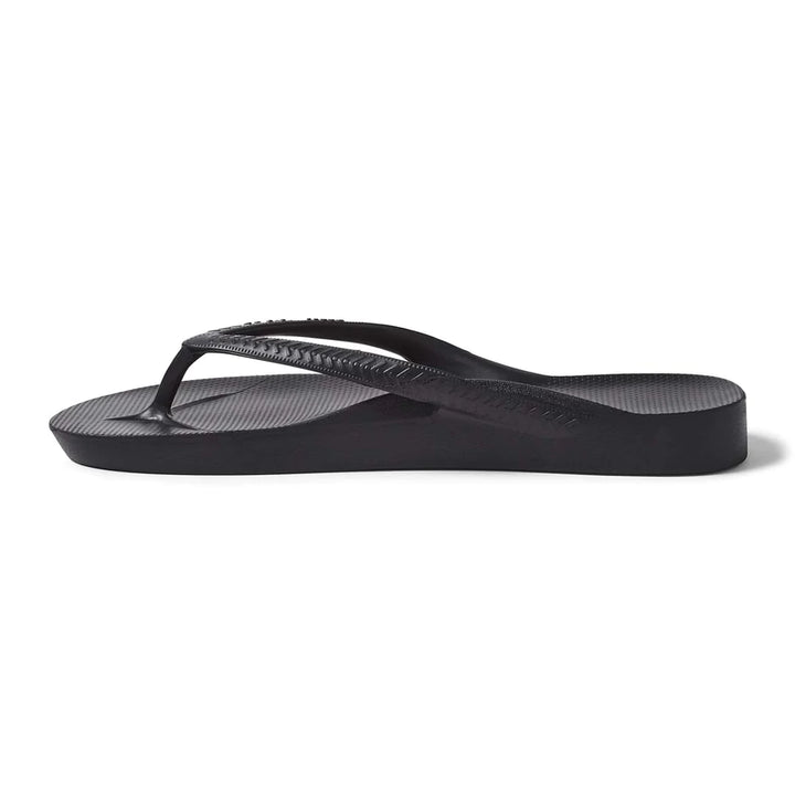 Archies Arch Support Thongs - Black Shoes Archies   