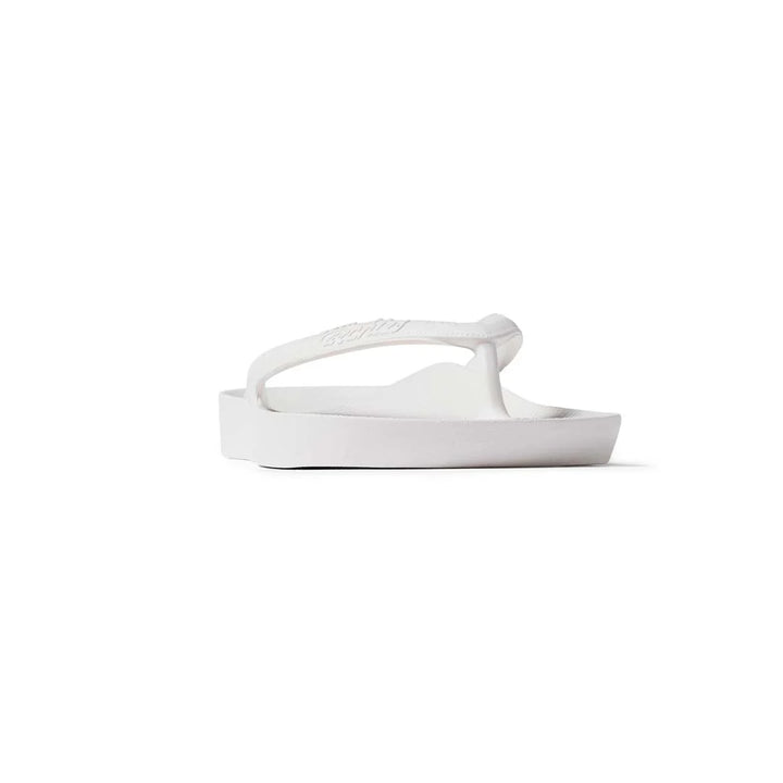Archies Arch Support Thongs - White