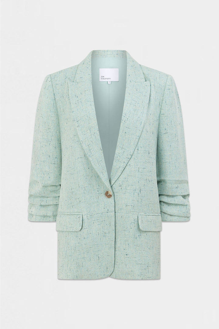 refine jacket - pistachio