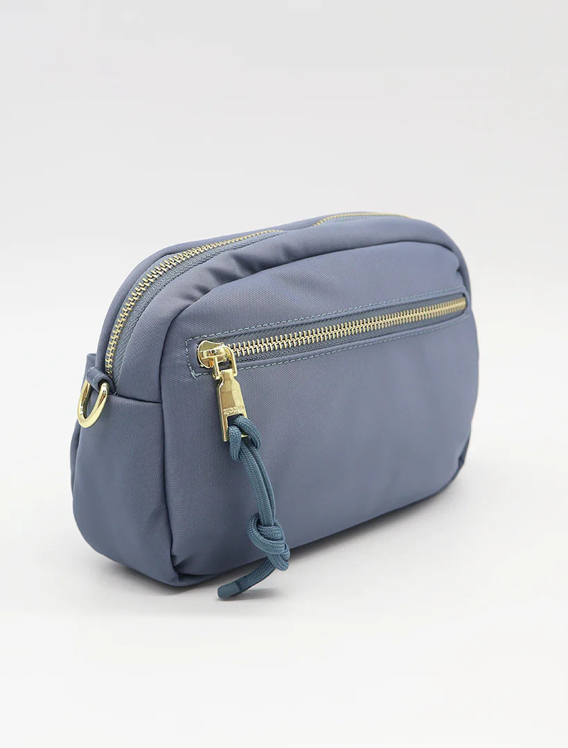Cleo Cross Body Bag - Dusty Blue Handbags zjoosh   
