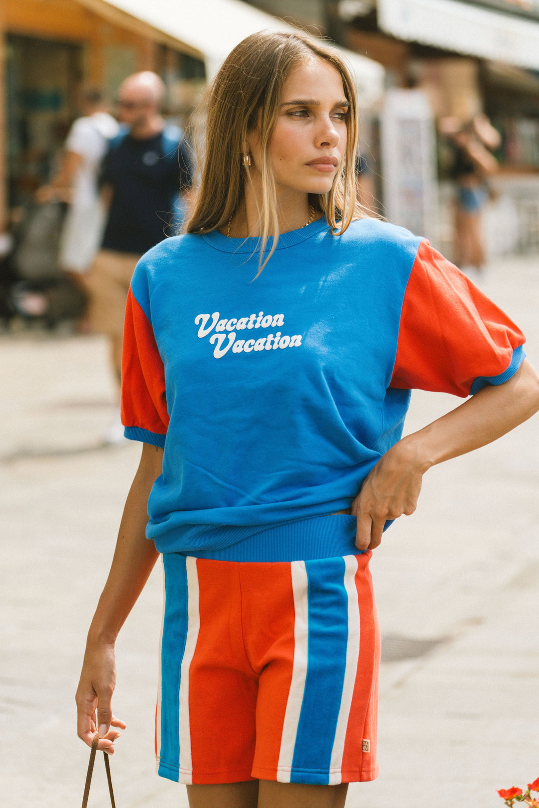 Vacation Top French Blue Araminta James