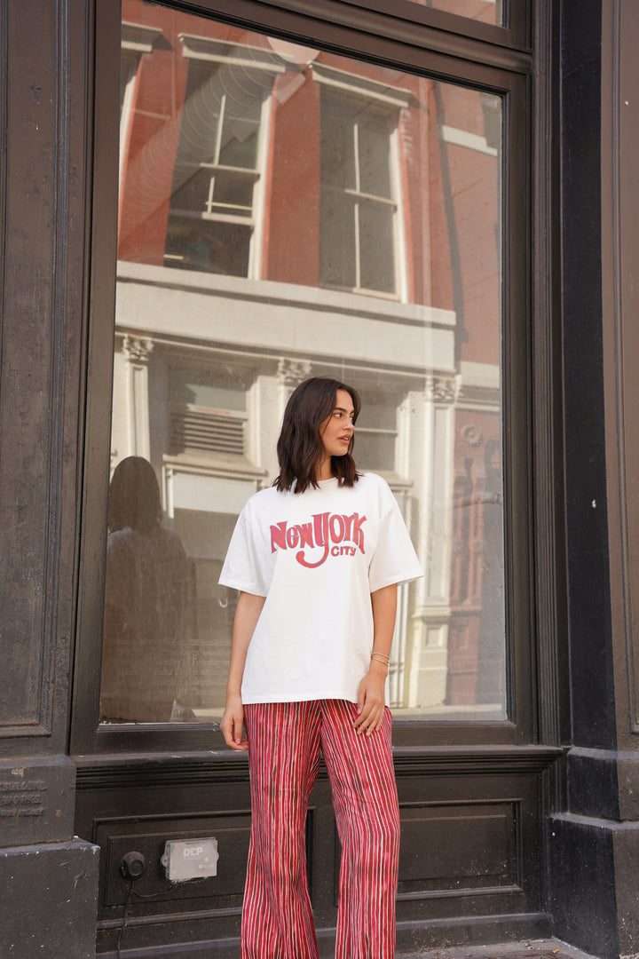 New York Logo Oversized Tee