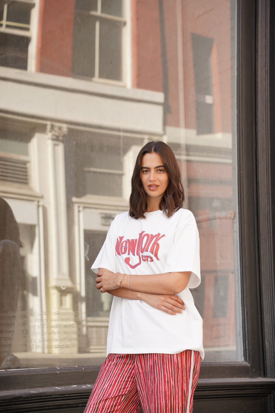 New York Logo Oversized Tee