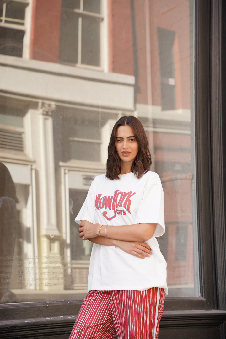 New York Logo Oversized Tee