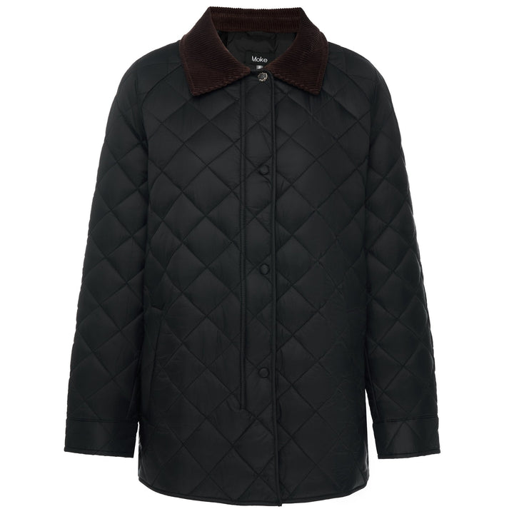 Daisy Quilted Jacket - Black